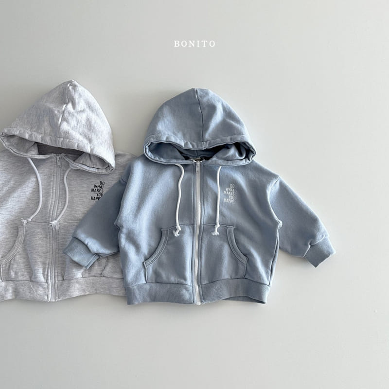 Bonito - Korean Baby Fashion - #babyootd - Happy Hoody Zip Up - 4