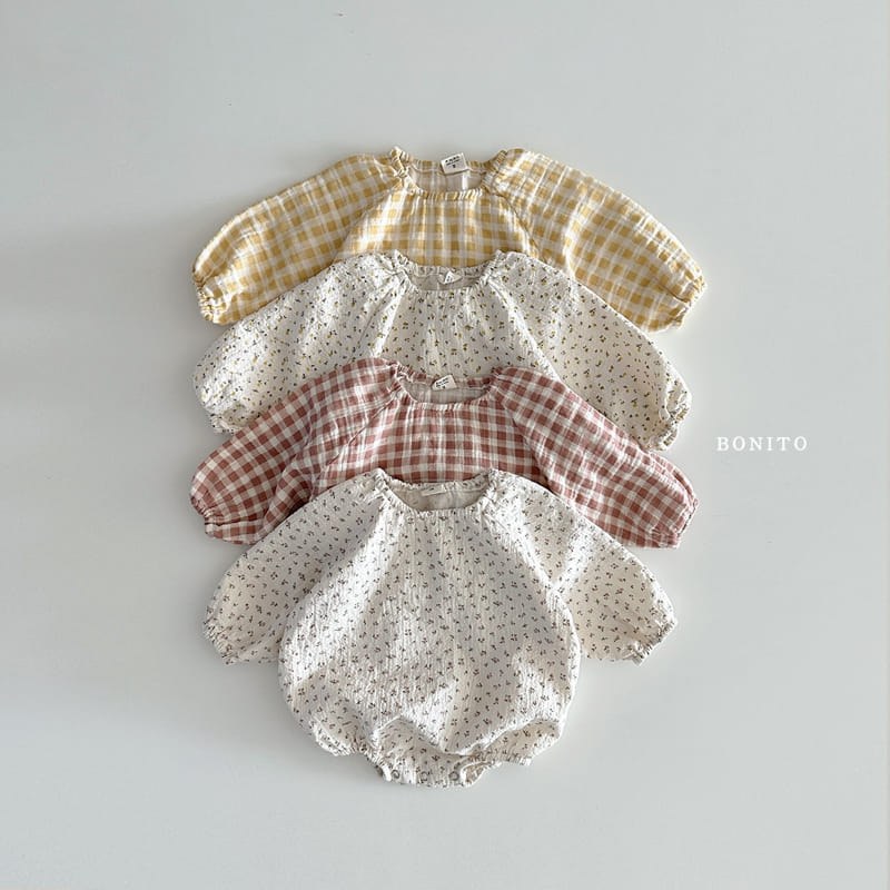 Bonito - Korean Baby Fashion - #onlinebabyshop - Spring Series Body Suit