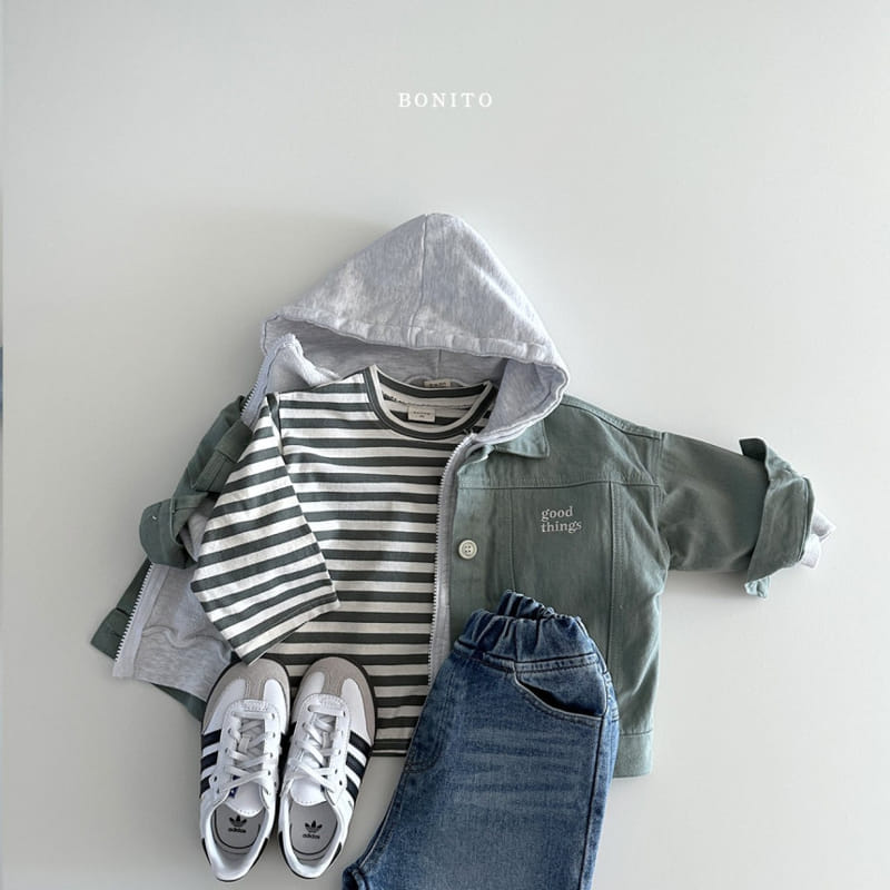 Bonito - Korean Baby Fashion - #smilingbaby - Happy Hoody Zip Up - 9
