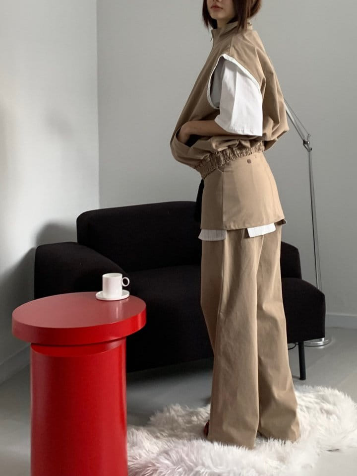 Bricklane - Korean Women Fashion - #momslook - ST Color Banding Vest - 10
