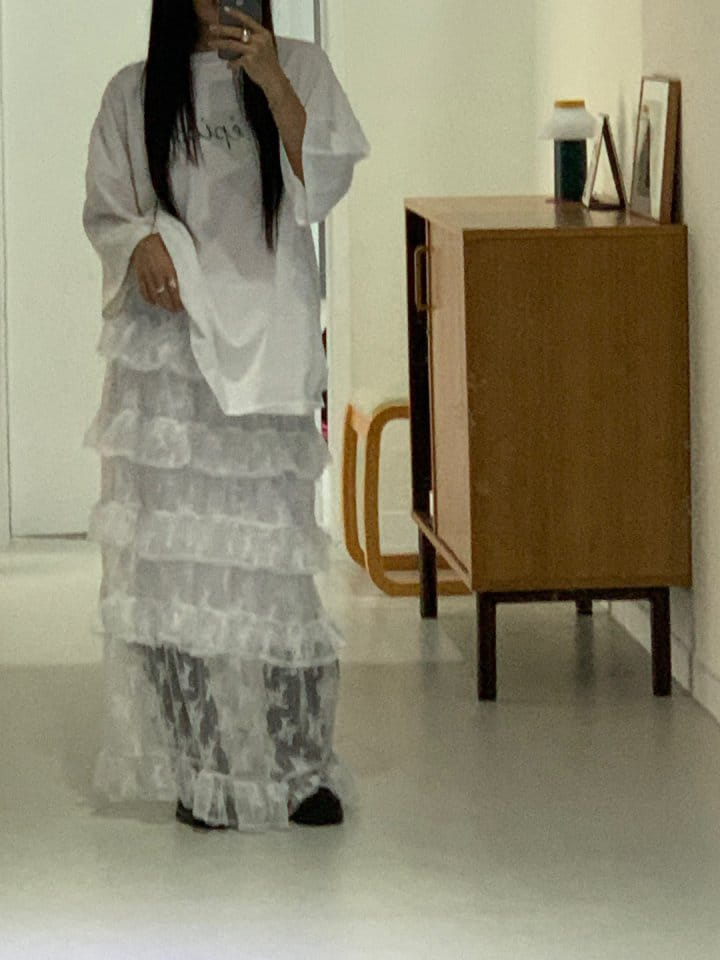 Bricklane - Korean Women Fashion - #womensfashion - Lace Kan Kan Skirt - 4