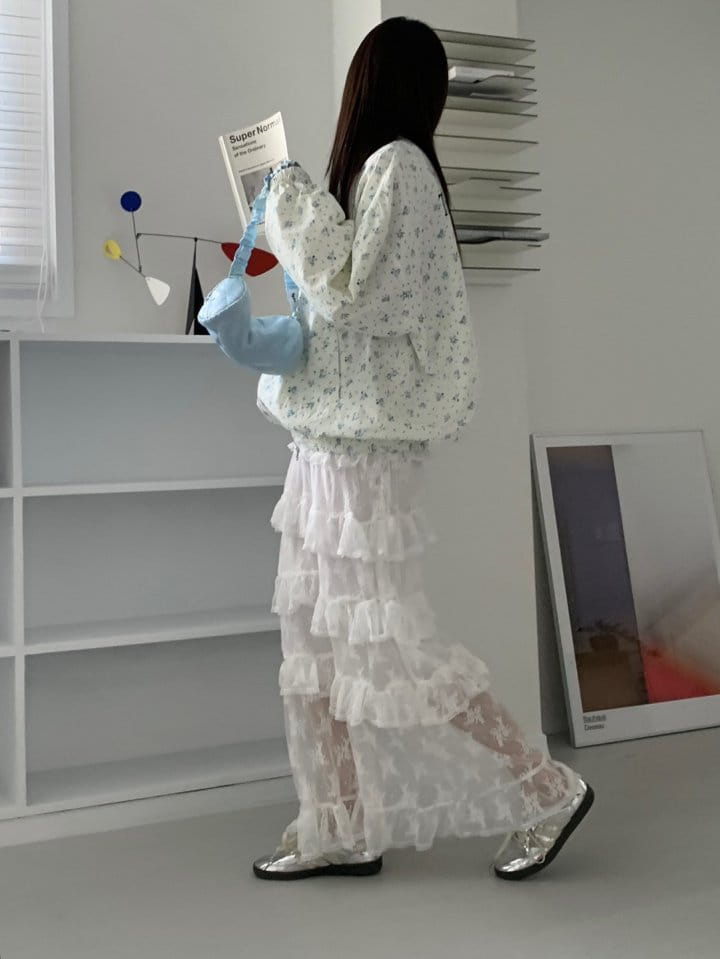 Bricklane - Korean Women Fashion - #momslook - Lace Kan Kan Skirt - 6