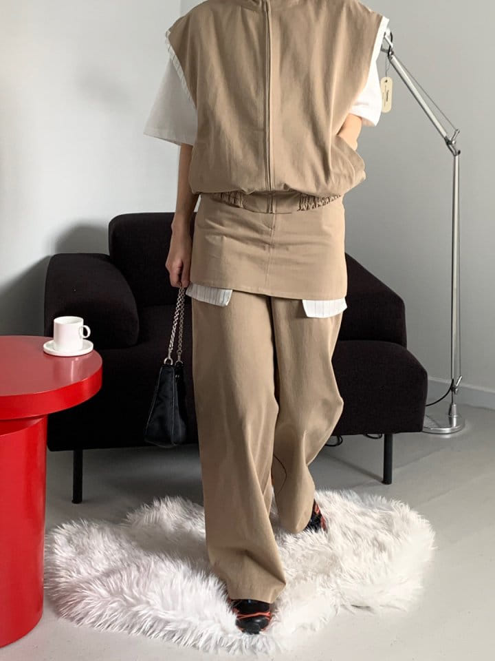 Bricklane - Korean Women Fashion - #momslook - ST Color Banding Pants - 3