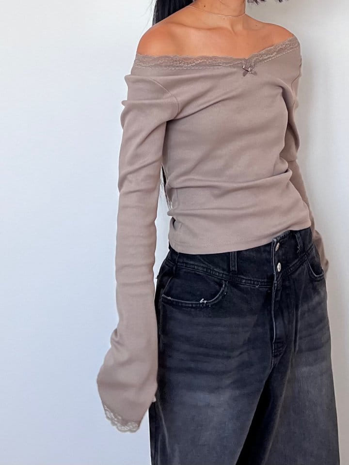 Bricklane - Korean Women Fashion - #womensfashion - Lace Warmer Tee - 9