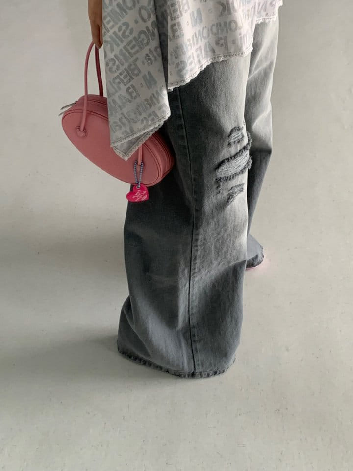 Bricklane - Korean Women Fashion - #womensfashion - Plus Vintage Black Denim Pants - 10