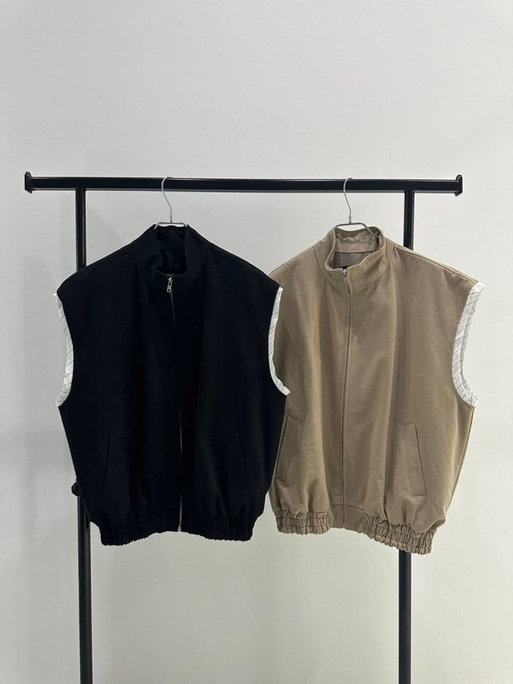 Bricklane - Korean Women Fashion - #womensfashion - ST Color Banding Vest - 2