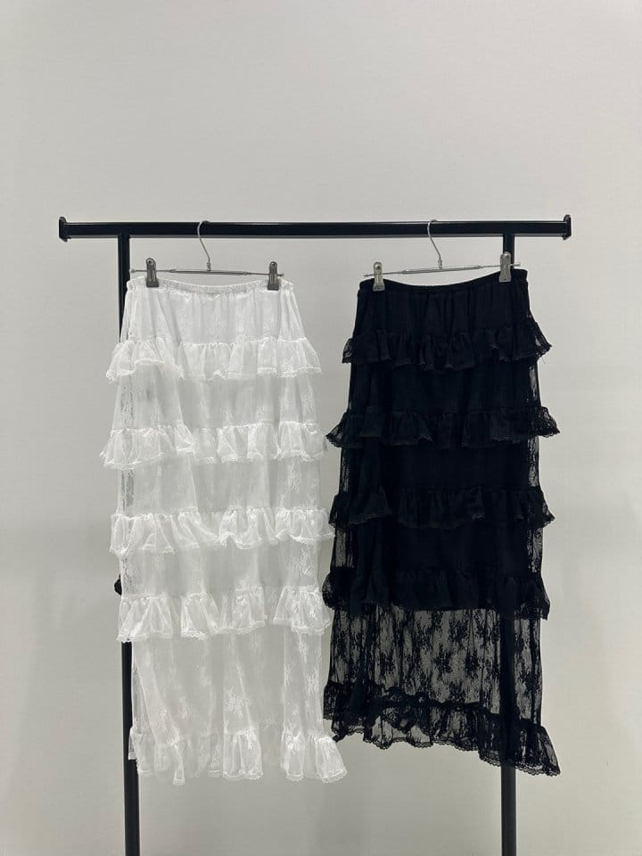 Bricklane - Korean Women Fashion - #womensfashion - Lace Kan Kan Skirt