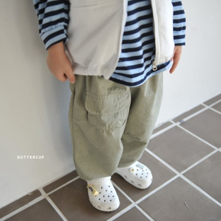 Buttercup - Korean Children Fashion - #childofig - One Pocket Cargo Pants - 6
