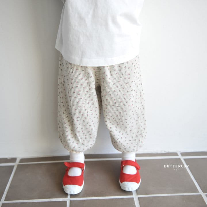Buttercup - Korean Children Fashion - #magicofchildhood - Waffle Mini Flower Pants - 11