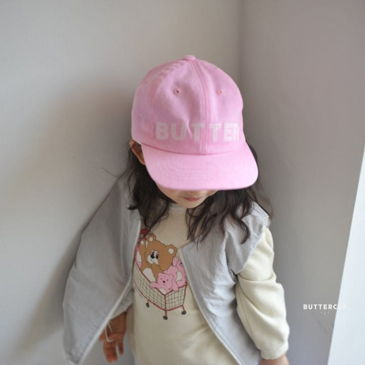 Buttercup - Korean Children Fashion - #prettylittlegirls - Bear Cart Waffle Tee - 9