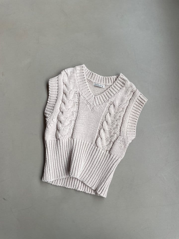 Charlotte - Korean Women Fashion - #womensfashion - Knit Vest - 4