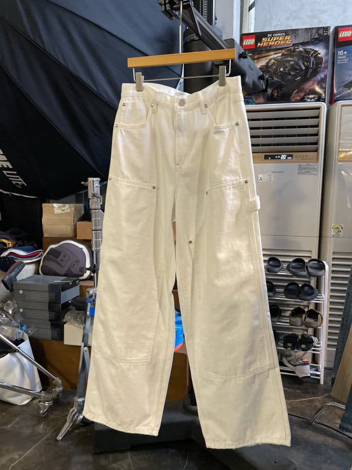 Charlotte - Korean Women Fashion - #momslook - 972 Capender White Deim Pants - 8