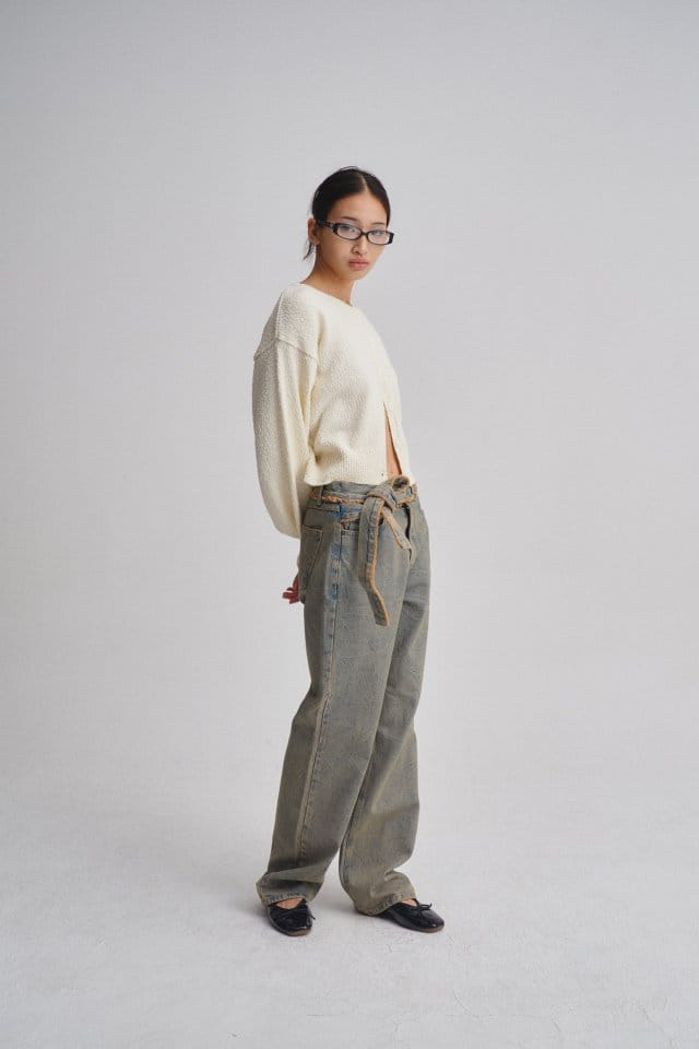 Charlotte - Korean Women Fashion - #womensfashion - 956 Green Denim - 2