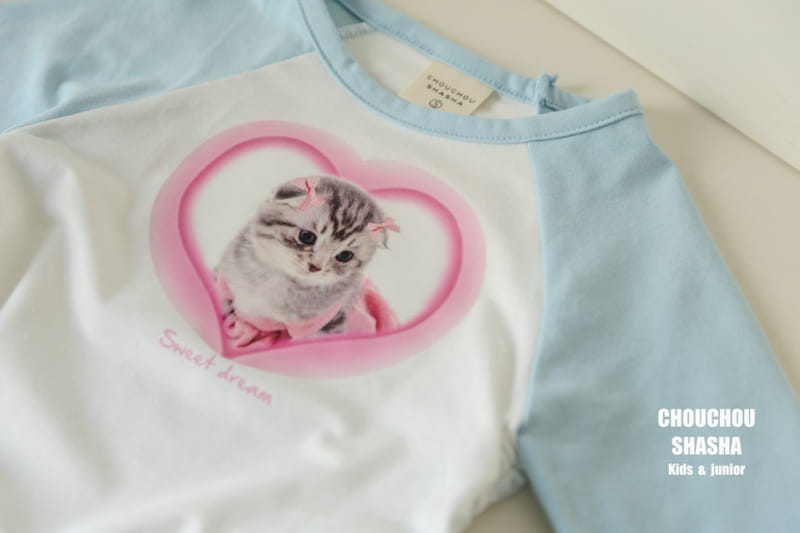 Chouchou Shasha - Korean Children Fashion - #Kfashion4kids - Mew Raglan Tee - 11