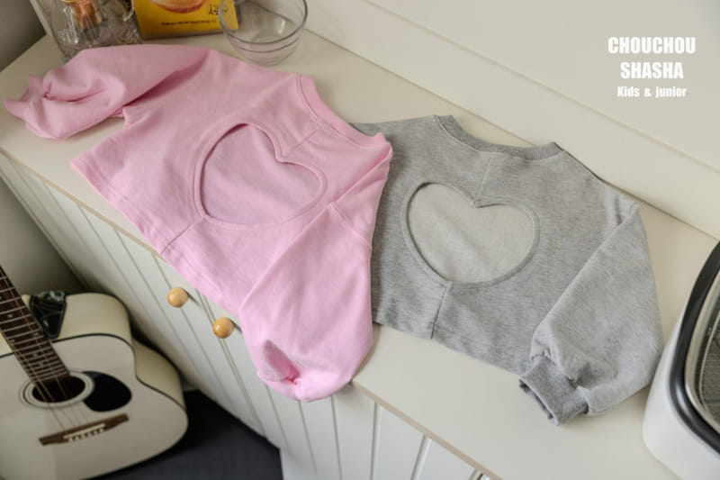 Chouchou Shasha - Korean Children Fashion - #childrensboutique - Love Sweatshirt - 2