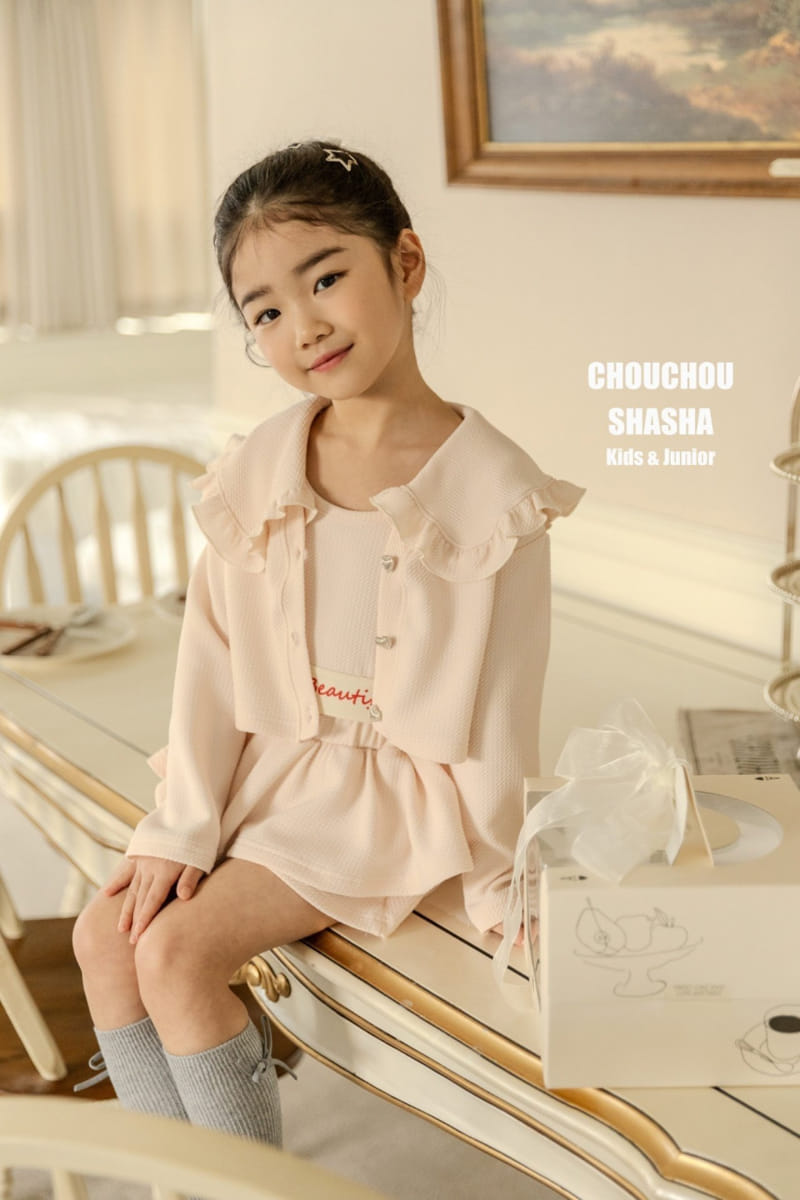 Chouchou Shasha - Korean Children Fashion - #kidzfashiontrend - Beautiful Top Bottom Set - 3