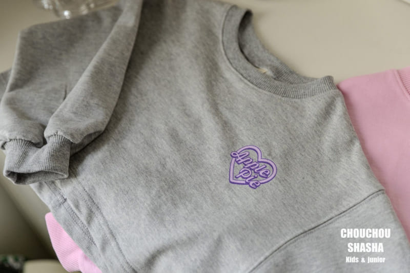 Chouchou Shasha - Korean Children Fashion - #littlefashionista - Love Sweatshirt - 10