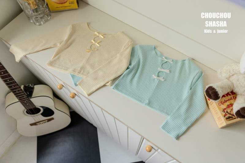 Chouchou Shasha - Korean Children Fashion - #magicofchildhood - Charlotte Ribbon Tee