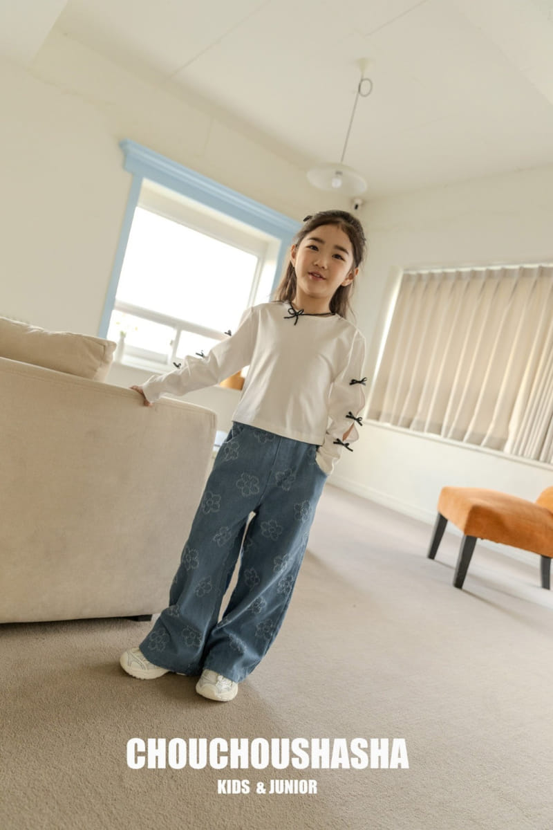 Chouchou Shasha - Korean Children Fashion - #minifashionista - Baba Slit Tee - 4