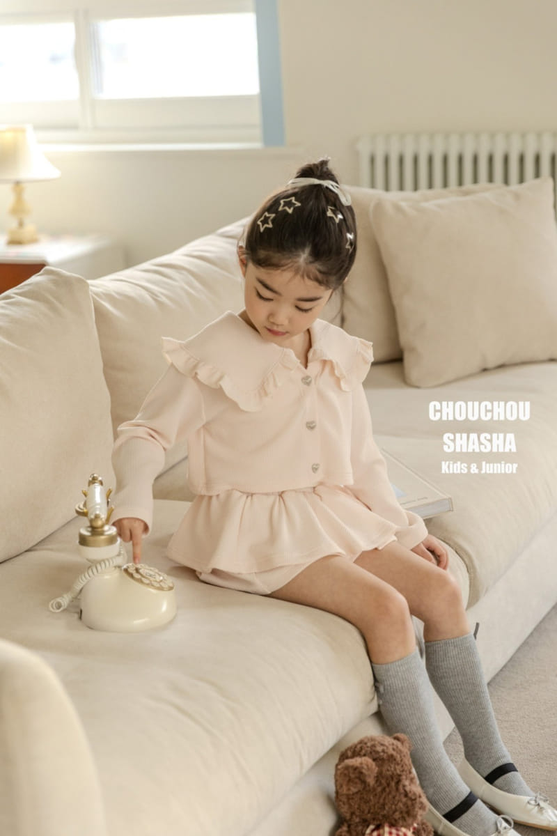 Chouchou Shasha - Korean Children Fashion - #toddlerclothing - Beautiful Top Bottom Set - 10