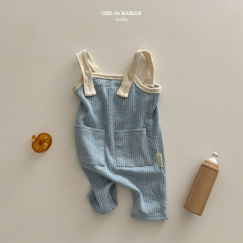 Ciel De Maman - Korean Baby Fashion - #babyfever - Melon Dungarees - 2