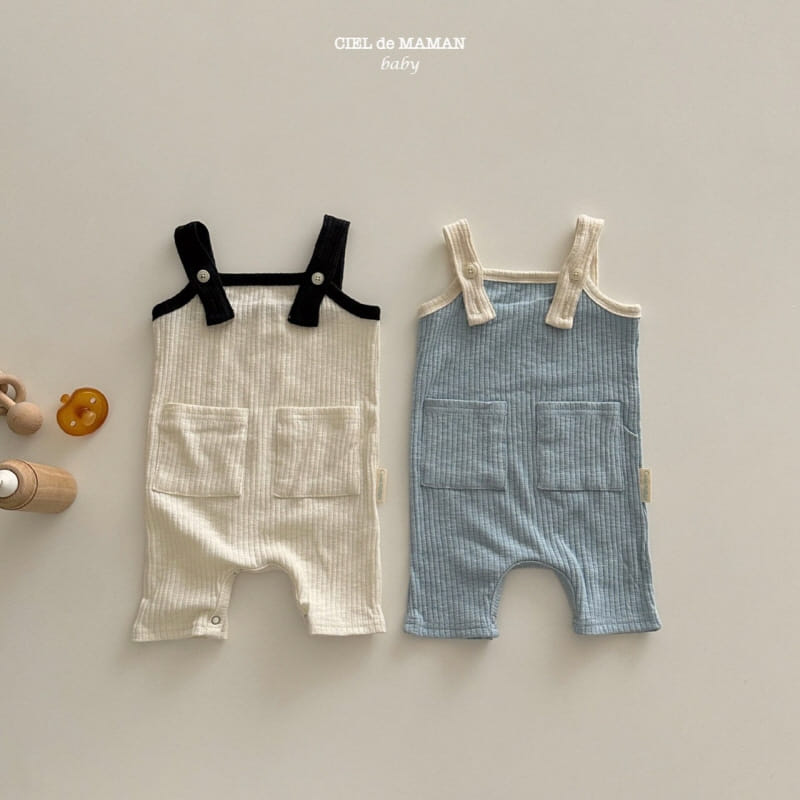 Ciel De Maman - Korean Baby Fashion - #babygirlfashion - Melon Dungarees - 3