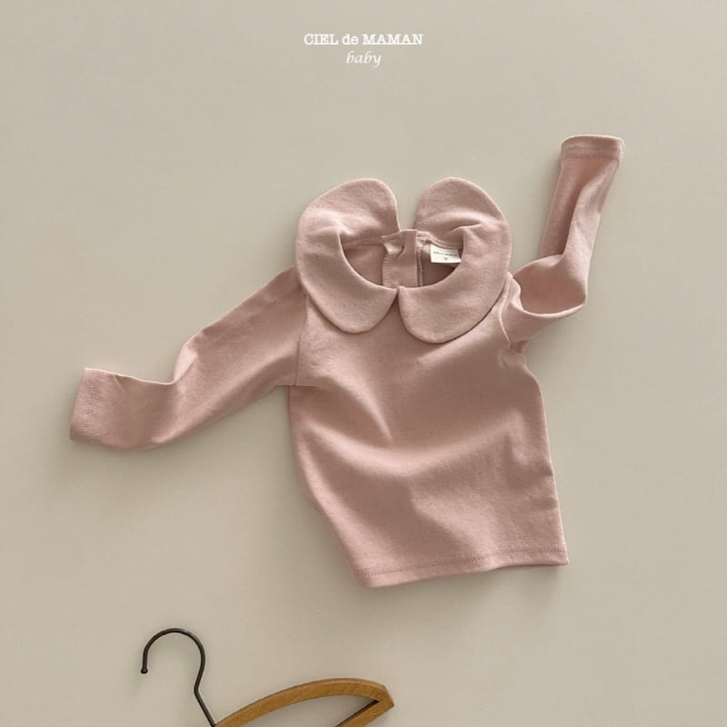Ciel De Maman - Korean Children Fashion - #designkidswear - Dungca Eyelet Tee - 2