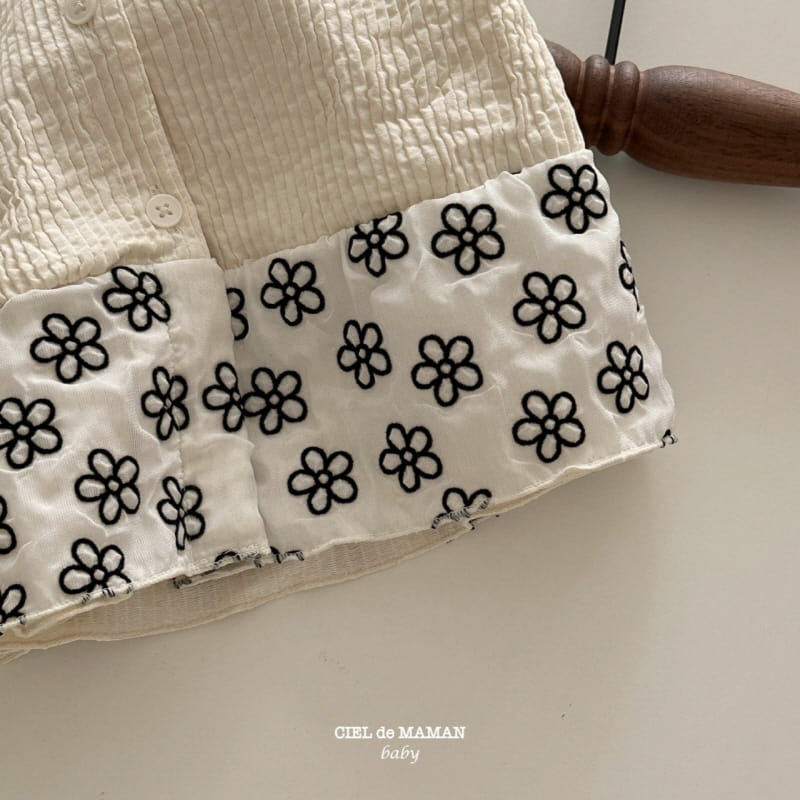 Ciel De Maman - Korean Children Fashion - #stylishchildhood - Flower Vest - 5