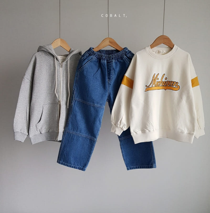Cobalt - Korean Children Fashion - #Kfashion4kids - Carpenter Denim Pants - 5