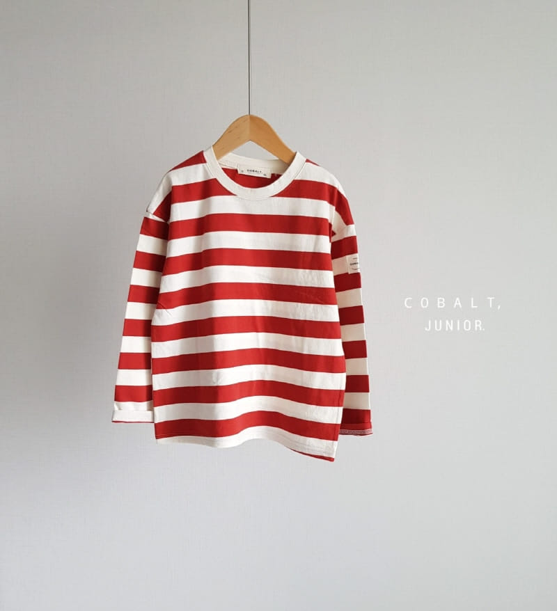 Cobalt - Korean Children Fashion - #magicofchildhood - Label Line Tee - 5