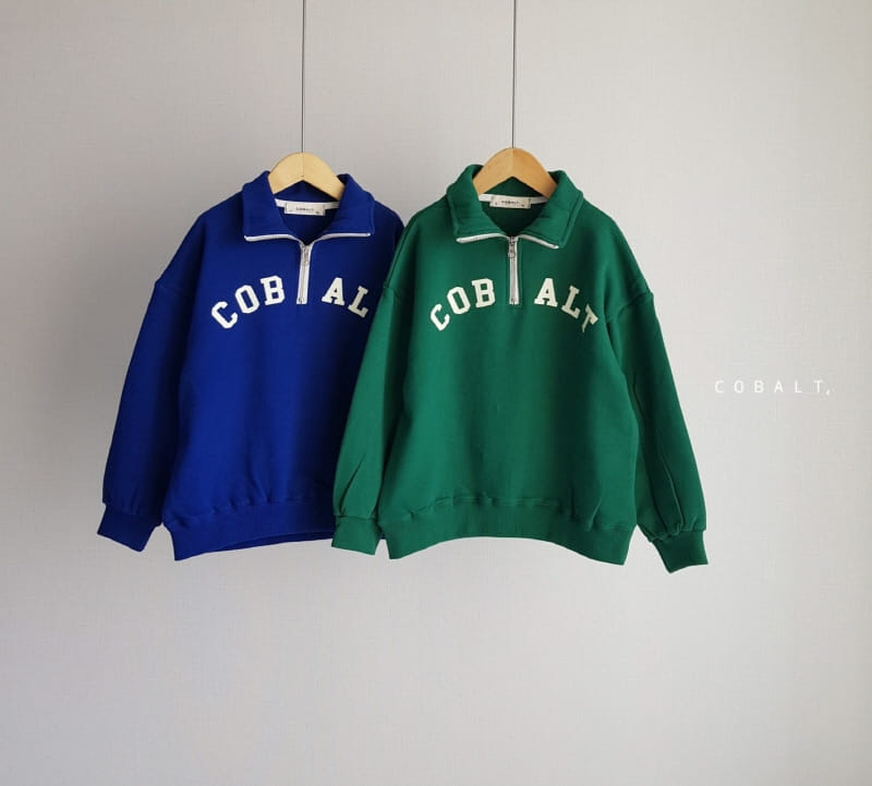 Cobalt - Korean Children Fashion - #minifashionista - CBT half Zip Up - 2