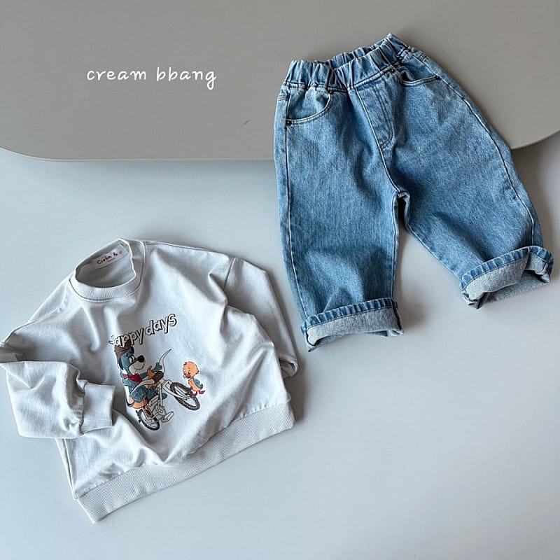 Cream Bbang - Korean Children Fashion - #Kfashion4kids - Echo Wide Denim - 6