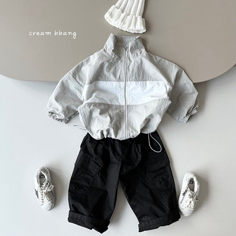 Cream Bbang - Korean Children Fashion - #discoveringself - Color Windbreak - 11