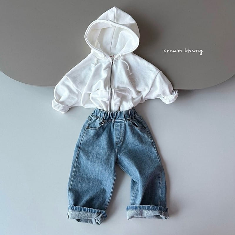 Cream Bbang - Korean Children Fashion - #discoveringself - Echo Wide Denim