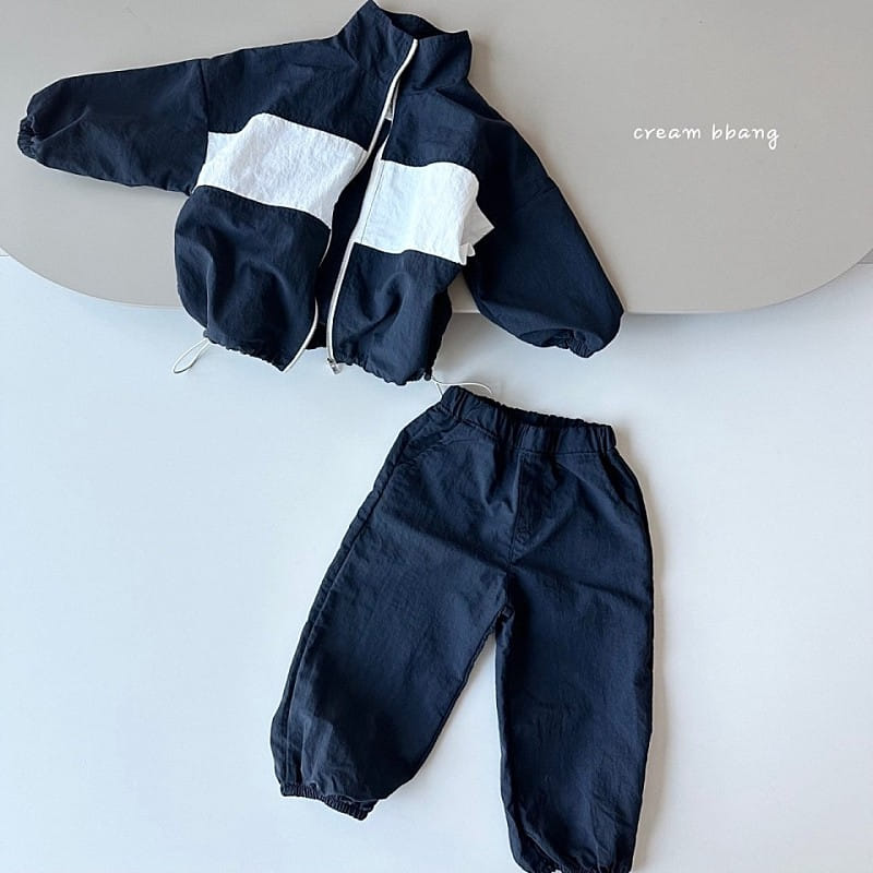 Cream Bbang - Korean Children Fashion - #fashionkids - Wind Jogger Pants - 4