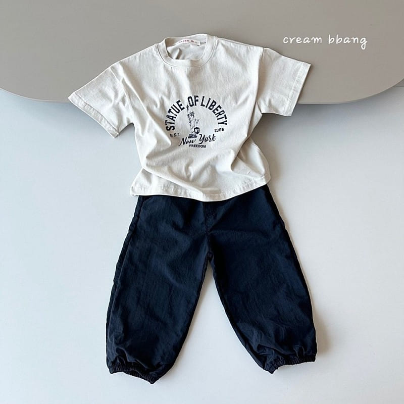 Cream Bbang - Korean Children Fashion - #kidzfashiontrend - New York Short Sleeve Tee - 7