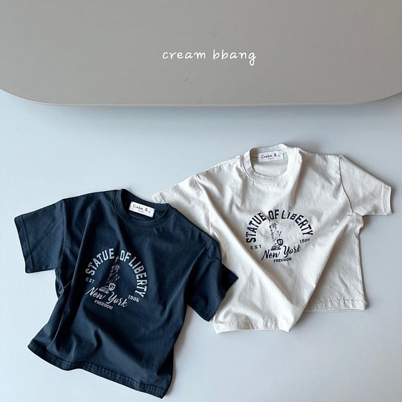 Cream Bbang - Korean Children Fashion - #magicofchildhood - New York Short Sleeve Tee - 10