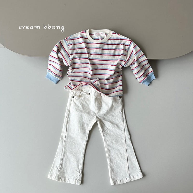 Cream Bbang - Korean Children Fashion - #stylishchildhood - Banding ST Tee - 6