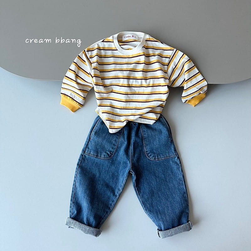 Cream Bbang - Korean Children Fashion - #prettylittlegirls - Banding ST Tee - 4