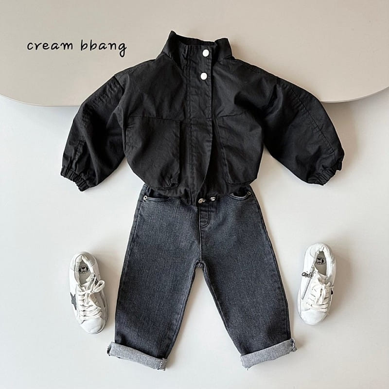 Cream Bbang - Korean Children Fashion - #todddlerfashion - Over Fit C Jumper - 7