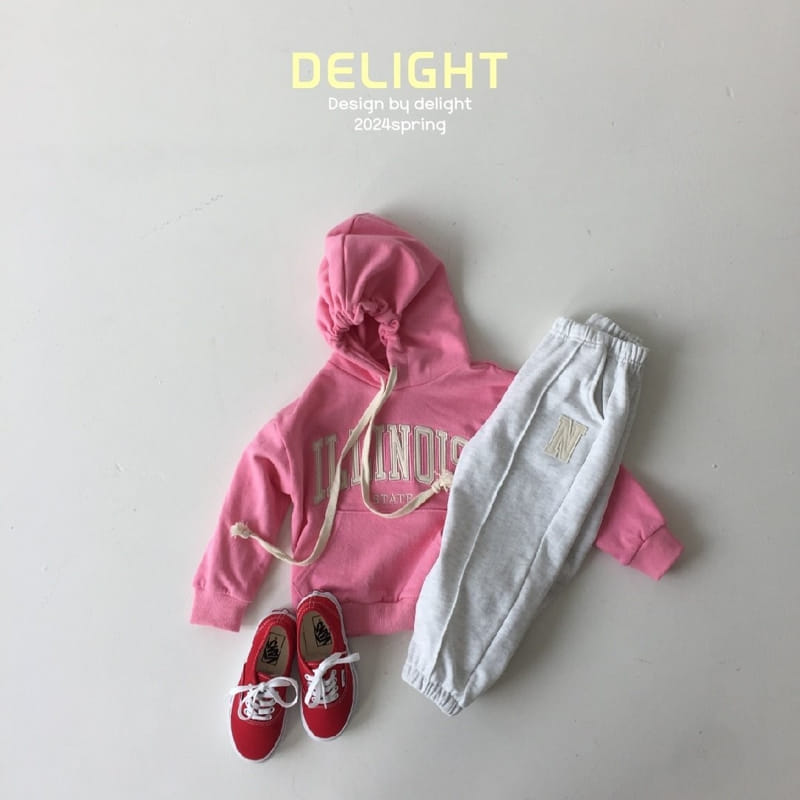 Delight - Korean Children Fashion - #childrensboutique - Illinois Embroidery Hoody - 8