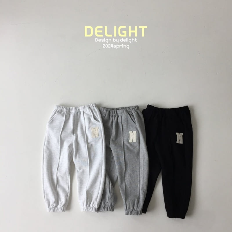 Delight - Korean Children Fashion - #childrensboutique - N Embroidery Pintuck Pants - 2