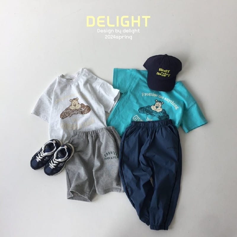 Delight - Korean Children Fashion - #kidsstore - Water Paint Bear Box Tee With Mom - 8