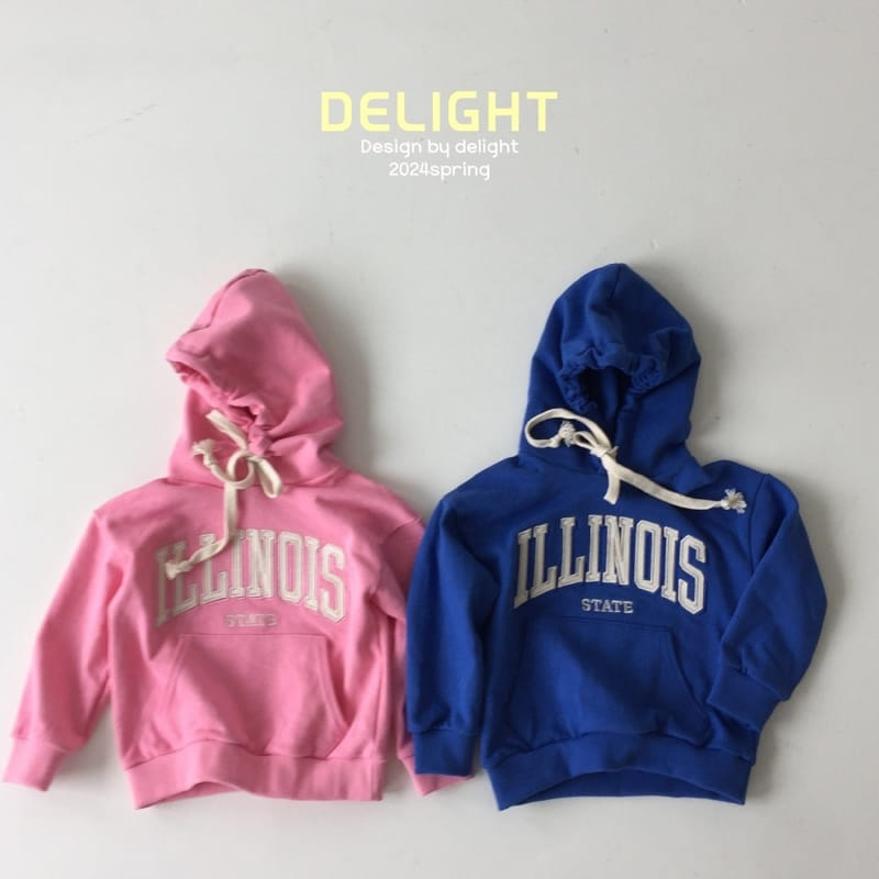 Delight - Korean Children Fashion - #minifashionista - Illinois Embroidery Hoody - 2