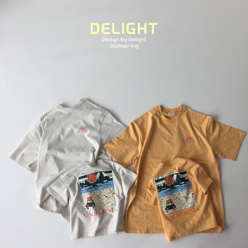 Delight - Korean Children Fashion - #stylishchildhood - California Box Tee With Mom - 2