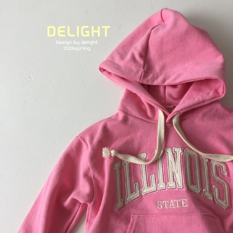 Delight - Korean Children Fashion - #prettylittlegirls - Illinois Embroidery Hoody - 4