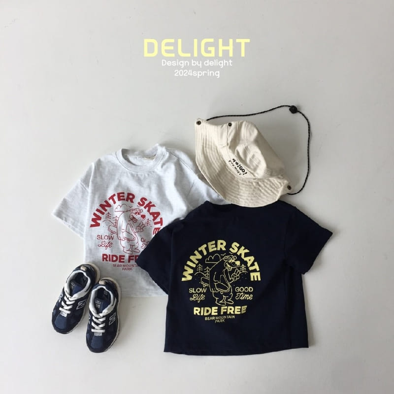 Delight - Korean Children Fashion - #todddlerfashion - State Bear Box Tee With Mom