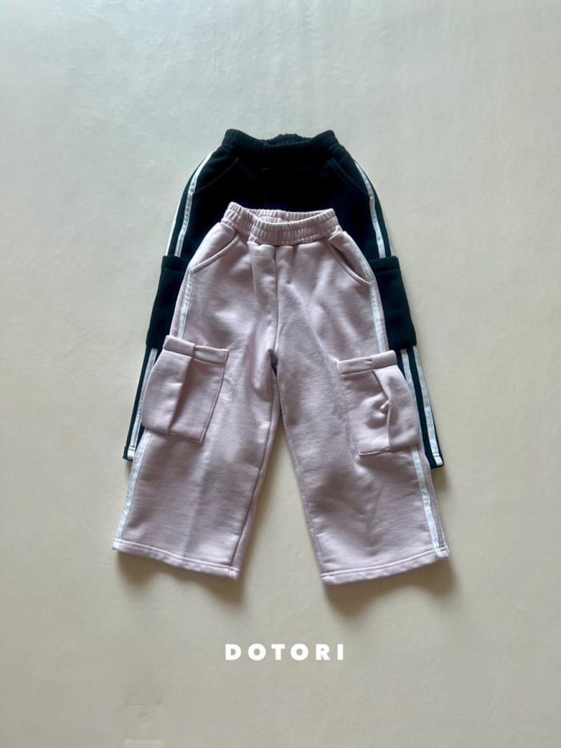 Dotori - Korean Children Fashion - #childrensboutique - Big Pocket Tape Pants - 2