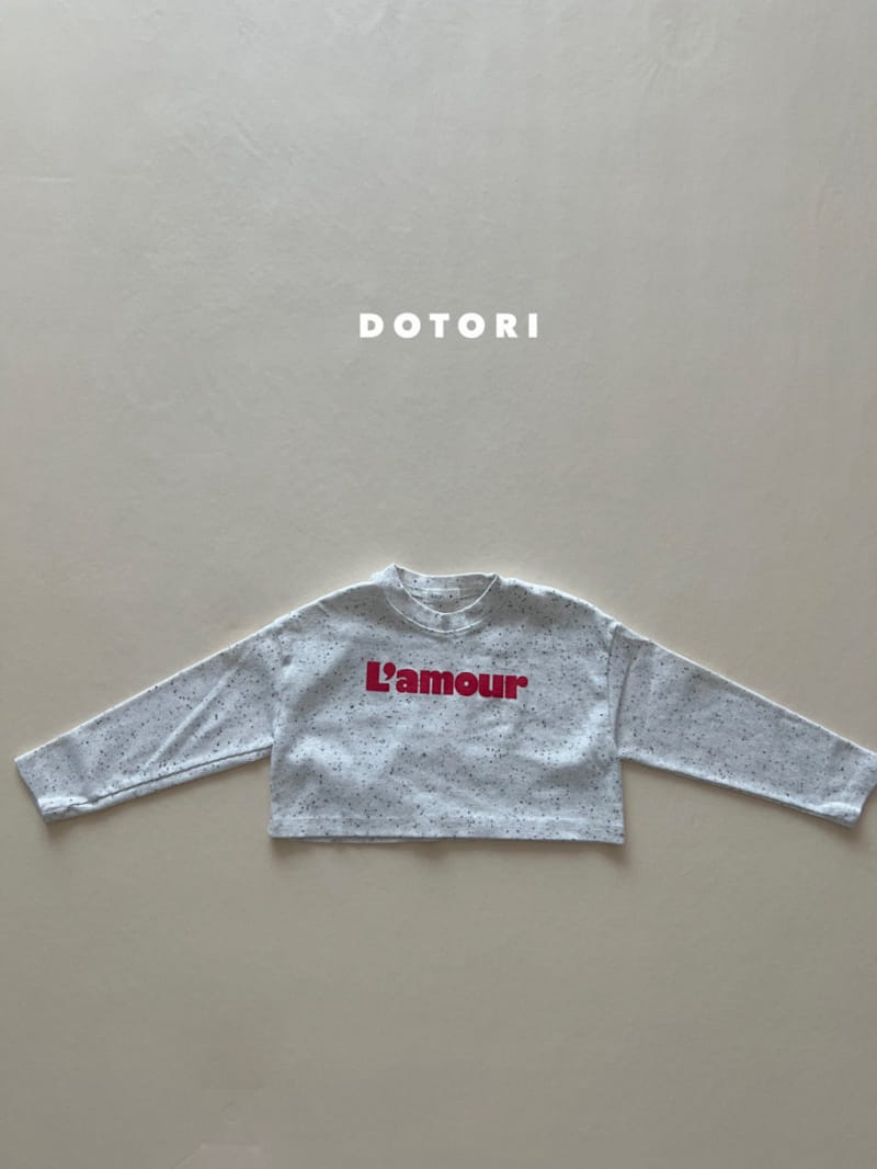 Dotori - Korean Children Fashion - #kidsstore - Amour Crop Tee - 3