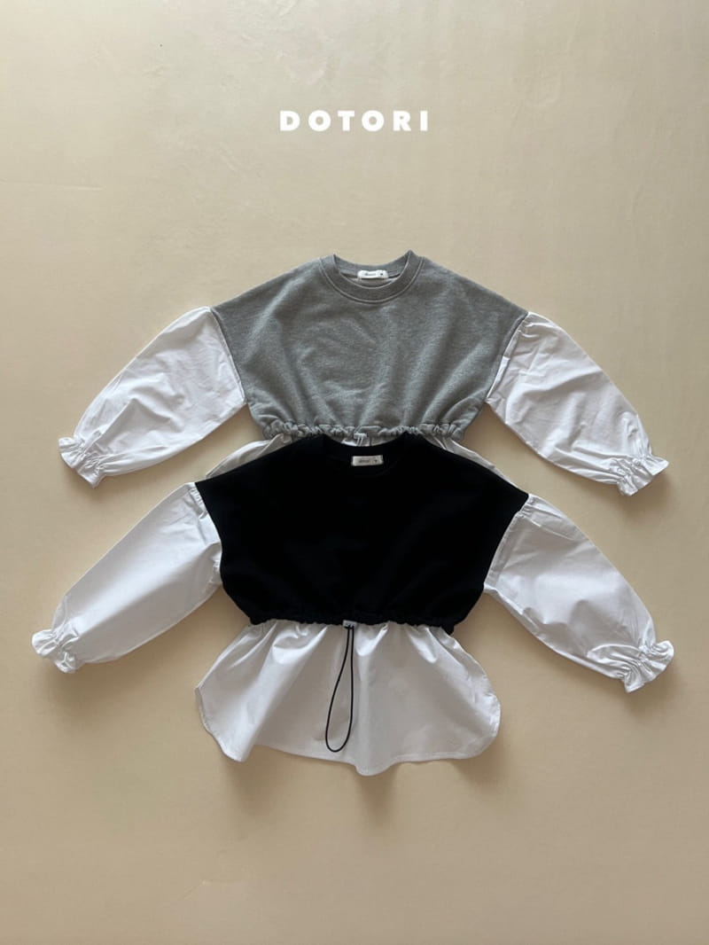 Dotori - Korean Children Fashion - #kidzfashiontrend - Layered Terry Tee - 2